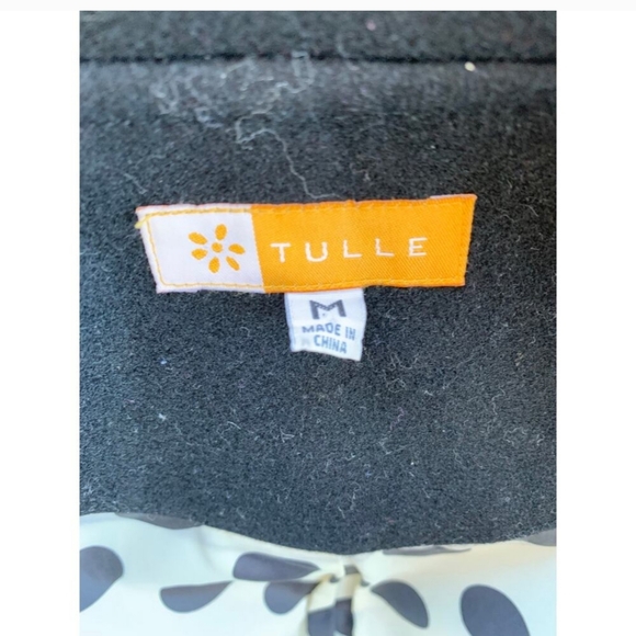 Tulle Double breasted Pea coat - Picture 5 of 6